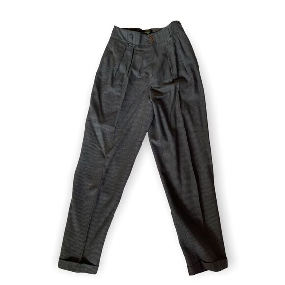Harve Benard SZ 10 vintage high waisted wool pants - Picture 3 of 4